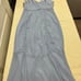 NWT ASOS size 8 baby blue cami high low maxi dress