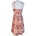Antonio Melani Floral Print Tie Strap Fit & Flare Dress Pink Size 8