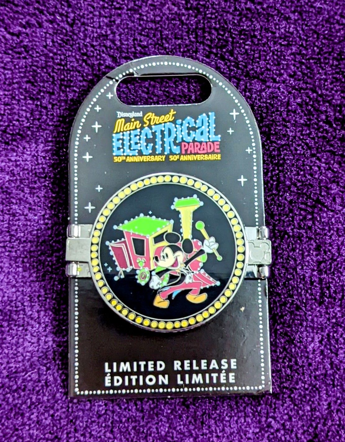 Disney Parks The Main Street Electrical Parade 50th Anniversary Hinged Pin Set