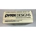 PYREX Designs 3 Piece 430-045 Rainbow Mixing Serving Bowl Set 1986