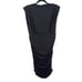 Alexia Admor dress Chantria draped sleeveless minidress black Large L
