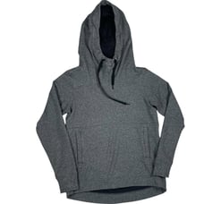 Lululemon Warm For Winter Hoodie Womens Size 4 Pullover Heathered Black