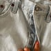 New Levis 501 original high rise denim shorts in Light wash indigo Size 31