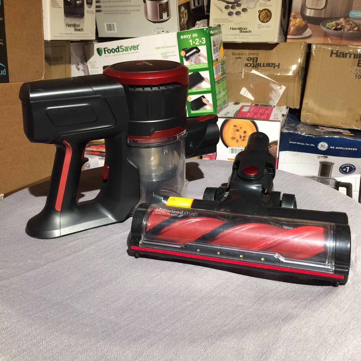 Cordless Vacuum Cleaner, 180W Powerful Suction Stick Vacuum -X16