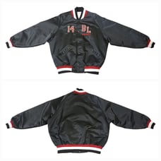 Classic '14 Bluffton Knights H.S. Satin Varsity Bomber Jacket (XL)