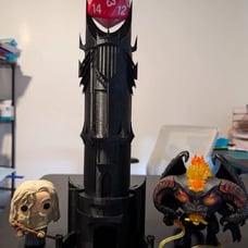 DnD dice tower Barad-dûr LOTR