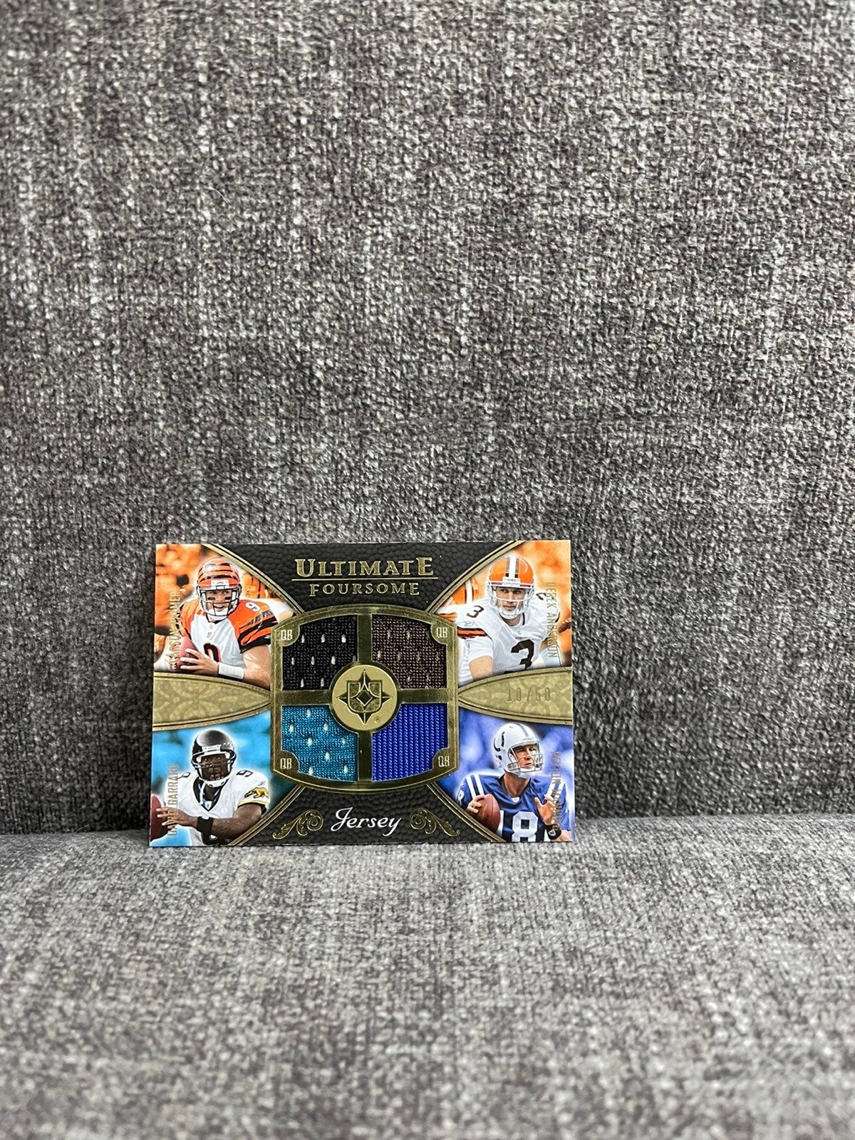 2008 Ultimate Carson Palmer/Derek Anderson/David Garrard/Peyton Manning Quad Rel
