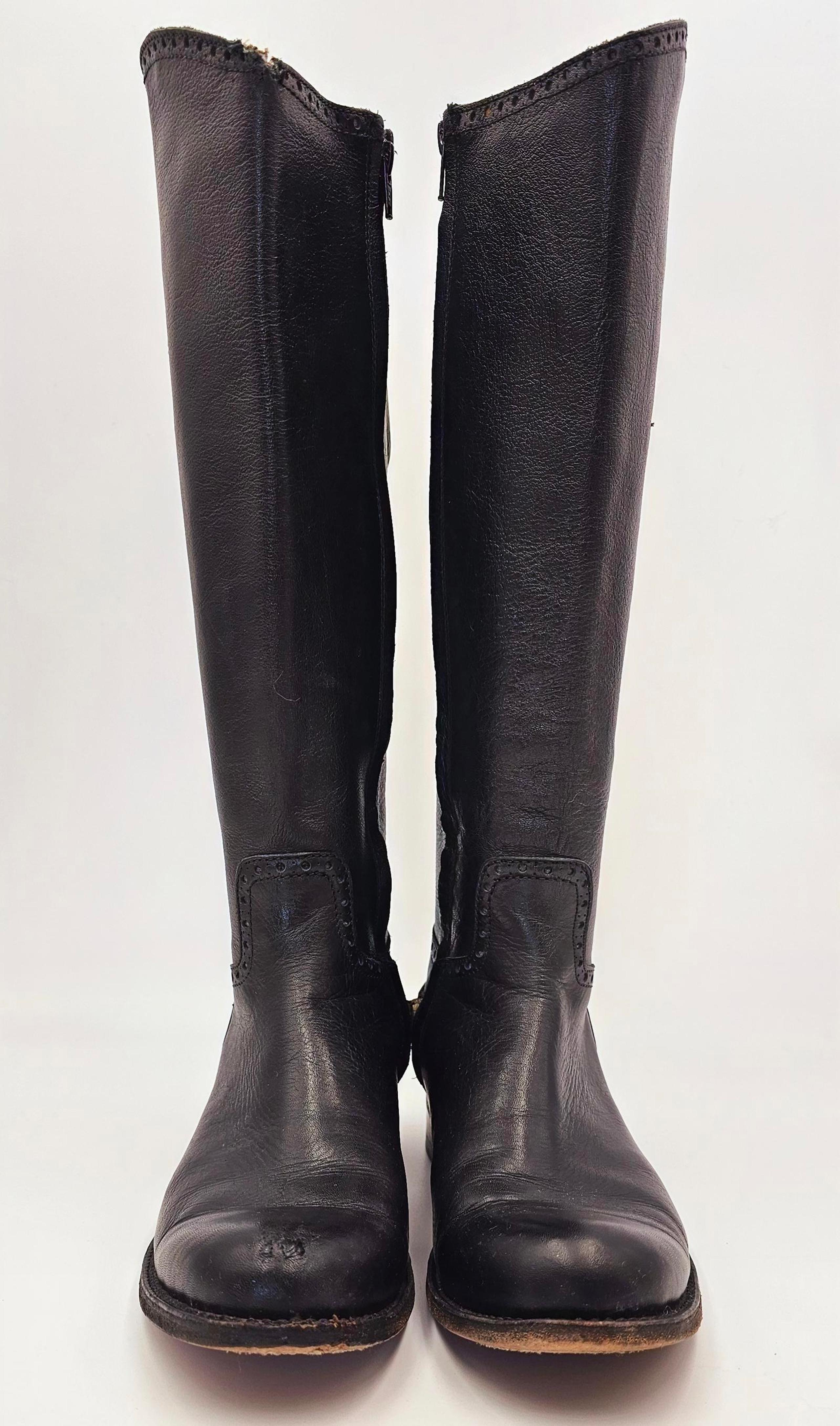 Sendra Leather Vintage Weathered Brown Western Cowboy Boots Women's sz 7