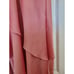 Dela-Jo by Lida Formal Shiny Salmon Pink Asymmetric Tiered Ruffle Dress, Size 8
