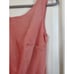 Dela-Jo by Lida Formal Shiny Salmon Pink Asymmetric Tiered Ruffle Dress, Size 8