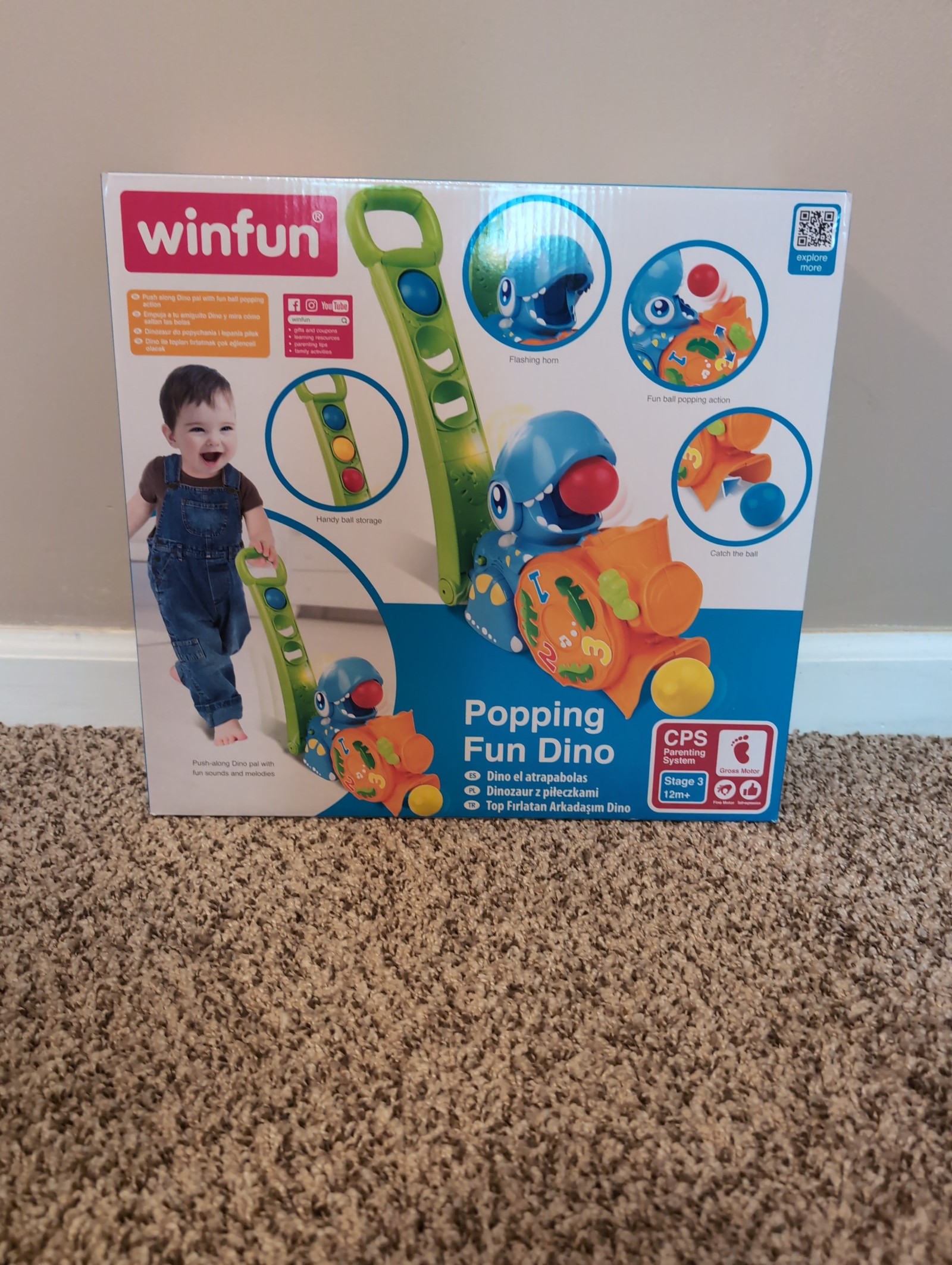 Win fun popping fun dino