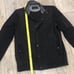 Ted Baker Black Tall Fit light weight Full Zip and Snap Bomber jacket size 4