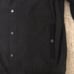 Ted Baker Black Tall Fit light weight Full Zip and Snap Bomber jacket size 4