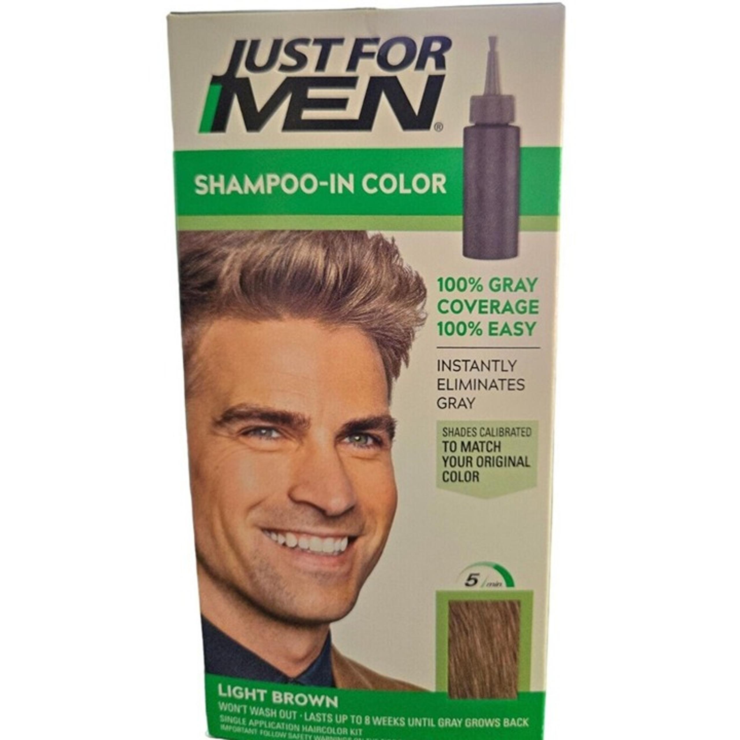 Just for Men Shampoo In Hair Color H-25 LIGHT BROWN