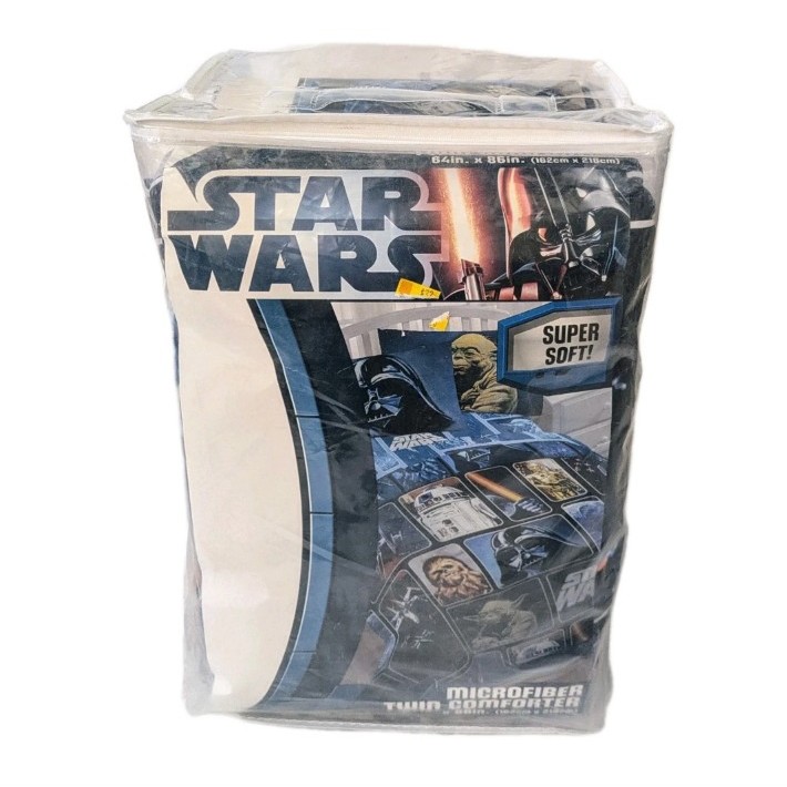 Star Wars 2012 Reversible Comforter Size 64x86 Lucasfilm LTD Nos