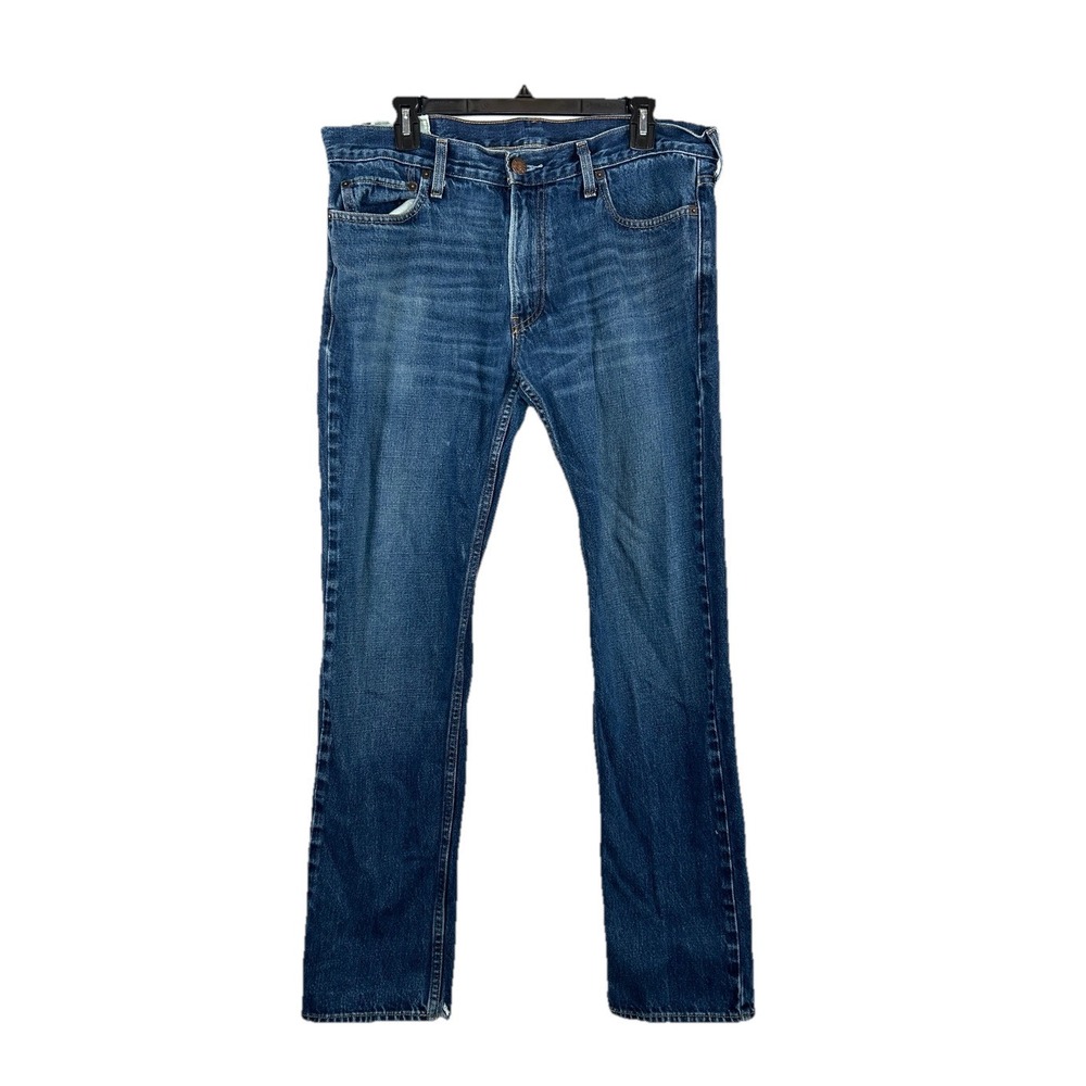 Hollister Jeans Men's 34x32 Blue Medium Wash Slim Straight Leg Jeans