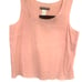 Nancy Bolen City Girl Pink Silk Blend Tank Top Beads Sequin ScoopNeck Women’s 10