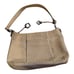 Brighton Patent Leather Shoulder Purse Pale Beige Croco Floral Lining Charms