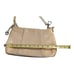 Brighton Patent Leather Shoulder Purse Pale Beige Croco Floral Lining Charms