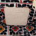 Brighton Patent Leather Shoulder Purse Pale Beige Croco Floral Lining Charms