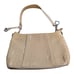 Brighton Patent Leather Shoulder Purse Pale Beige Croco Floral Lining Charms
