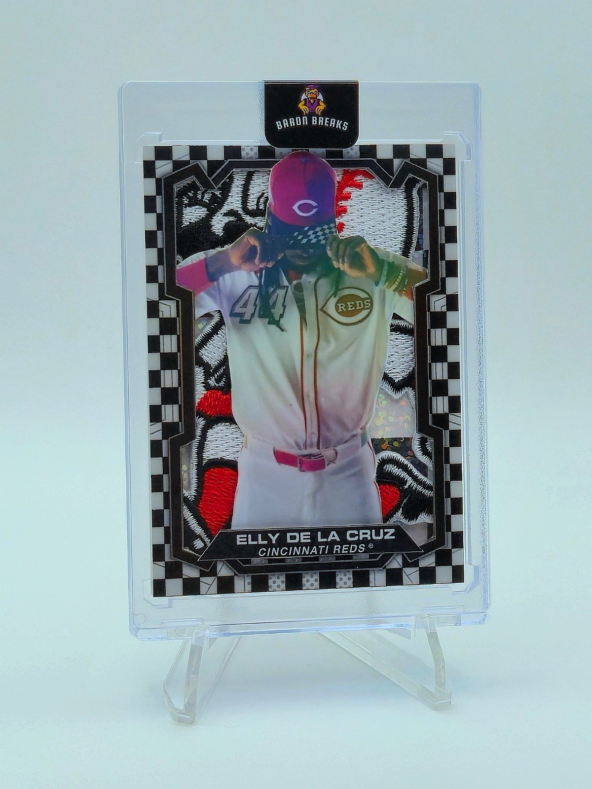 Elly De La Cruz Speedway Classic One-of-One Relic 1/1 Redss CUSTOM ART CARD