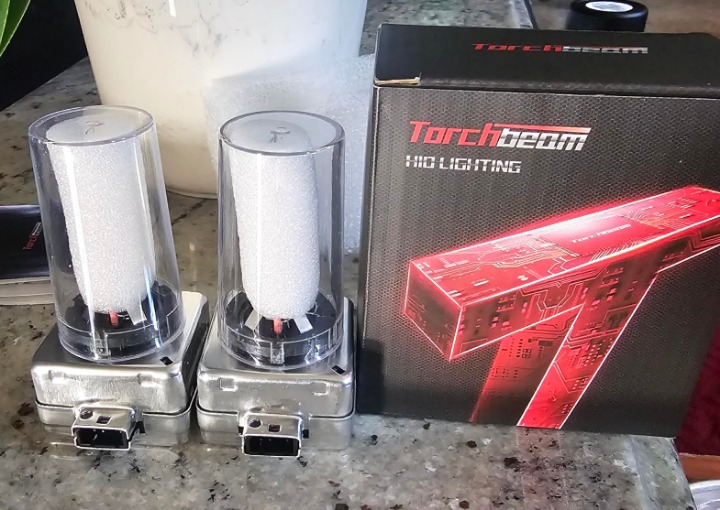 Bulbs, 6000K Cool White, High/Low Beam, Xenon Bulbs with Metal