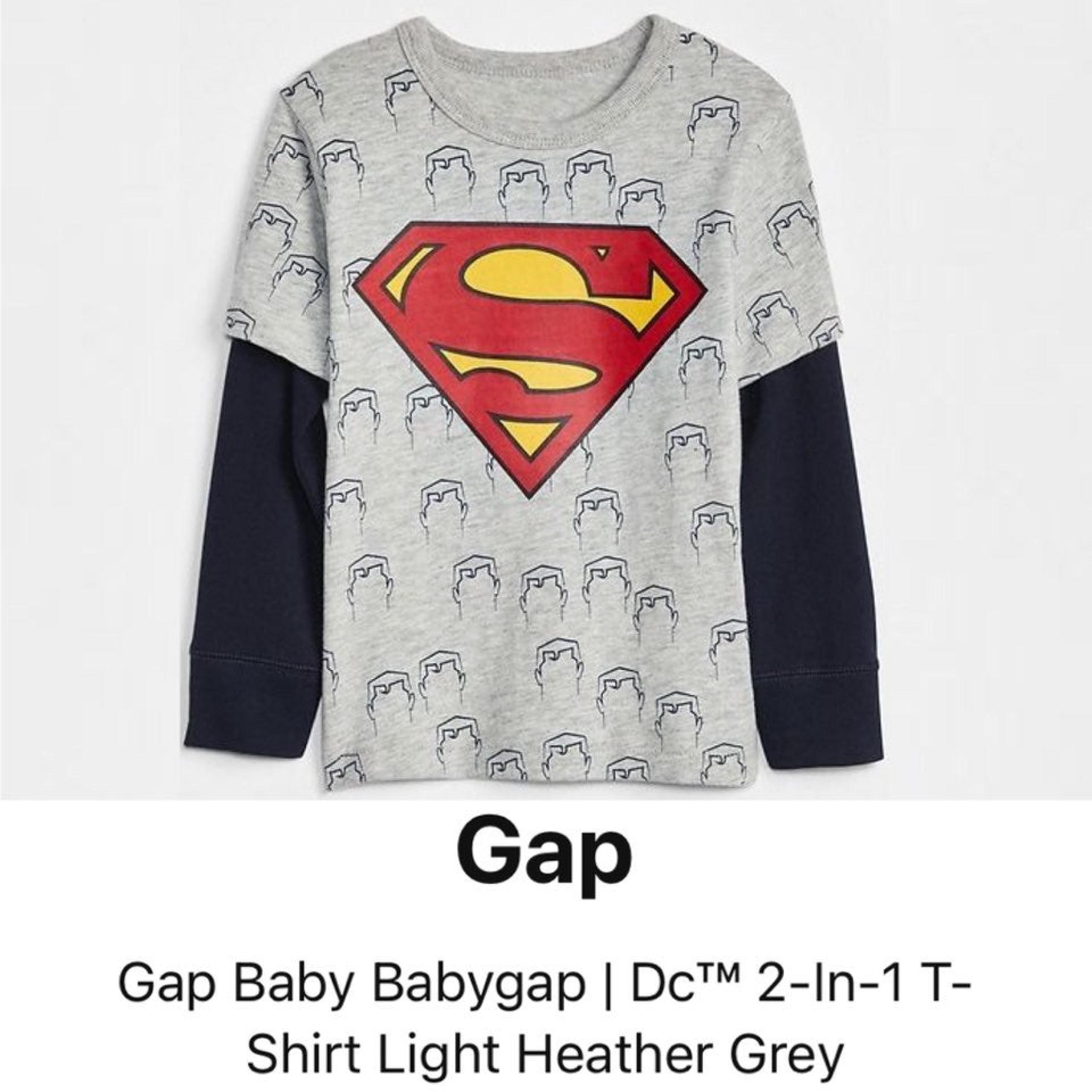baby GAP DC Superman 2-In-1 Tee Size 2T