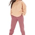 Girlfriend Collective Peach Fleece Pullover Hoodie size Large