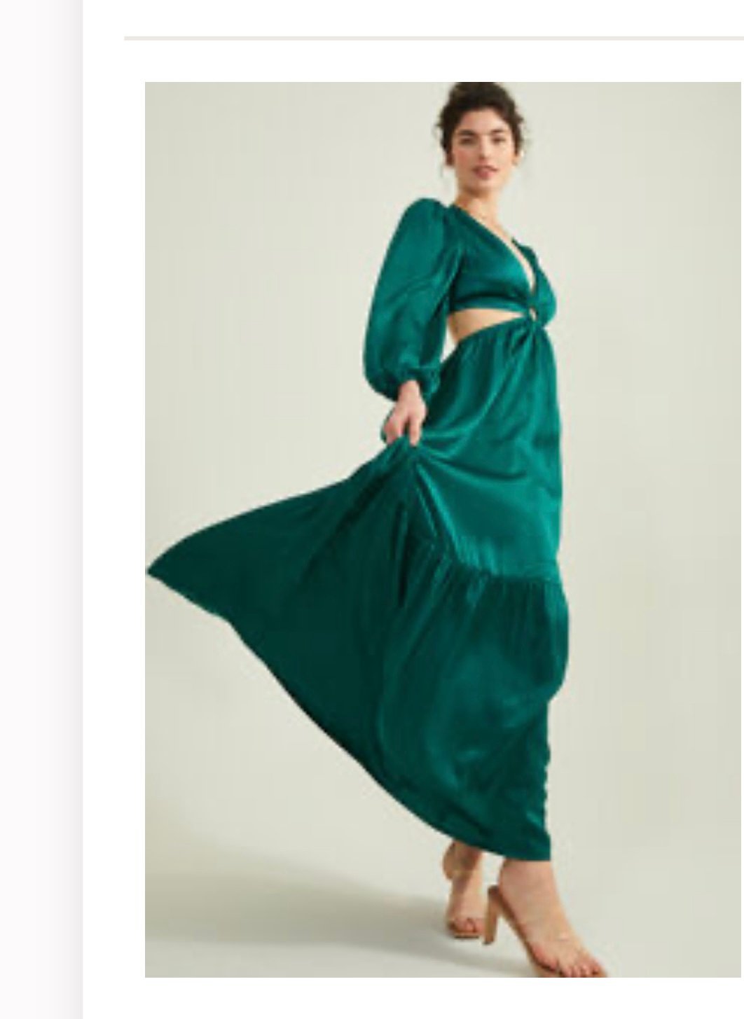 Altar’d State Bella Satin Maxi Dress