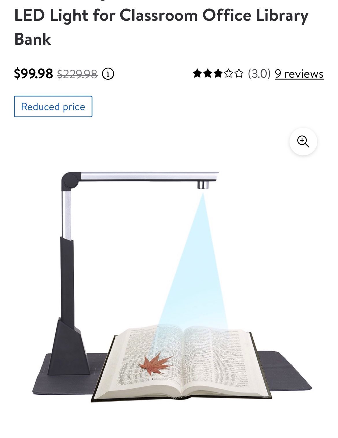 Portable Adjustable High Speed USB Book Image Document Camera Scanner 8 Mega-pix