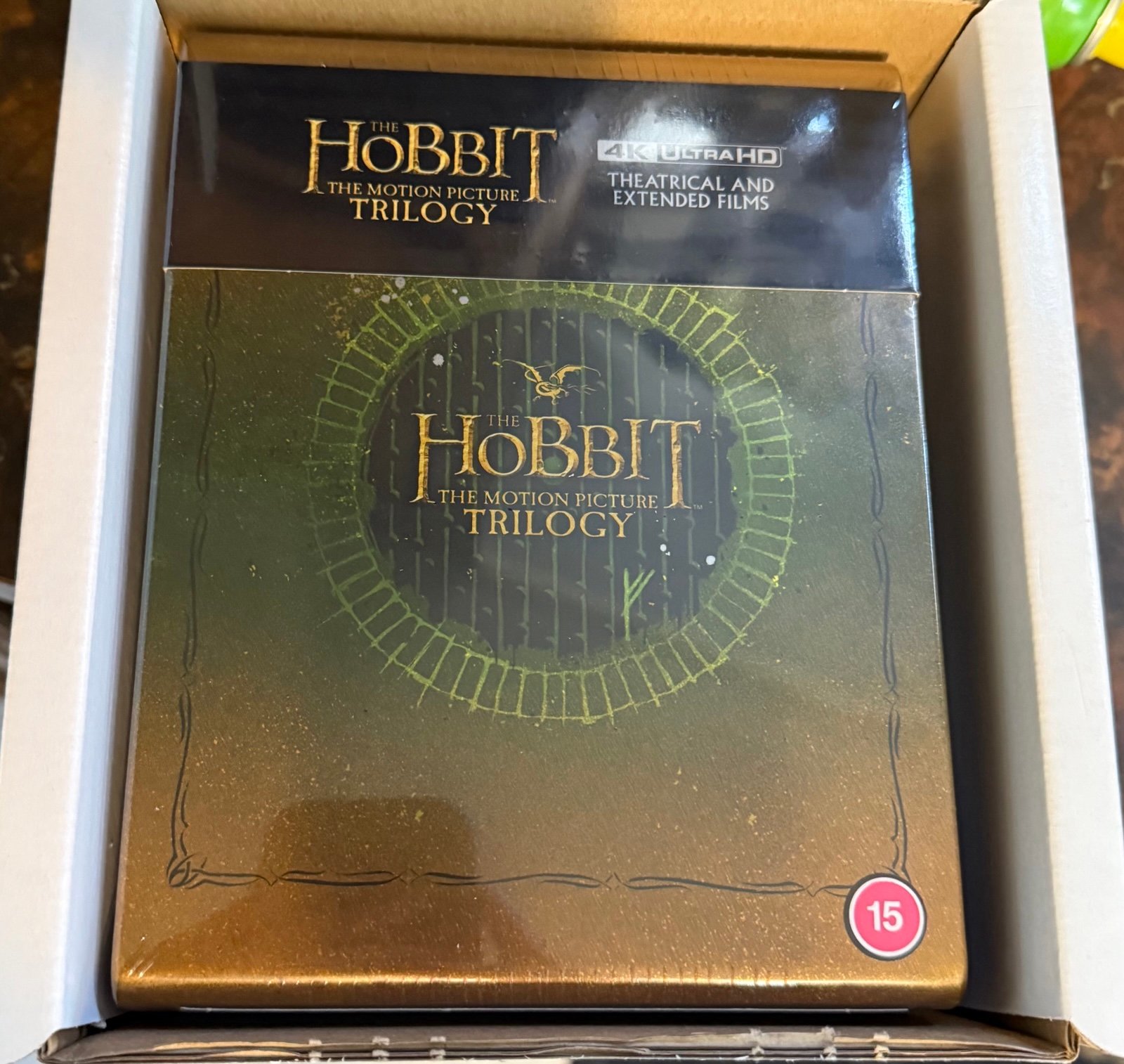 The Hobbit: The Motion Picture Trilogy Steelbooks