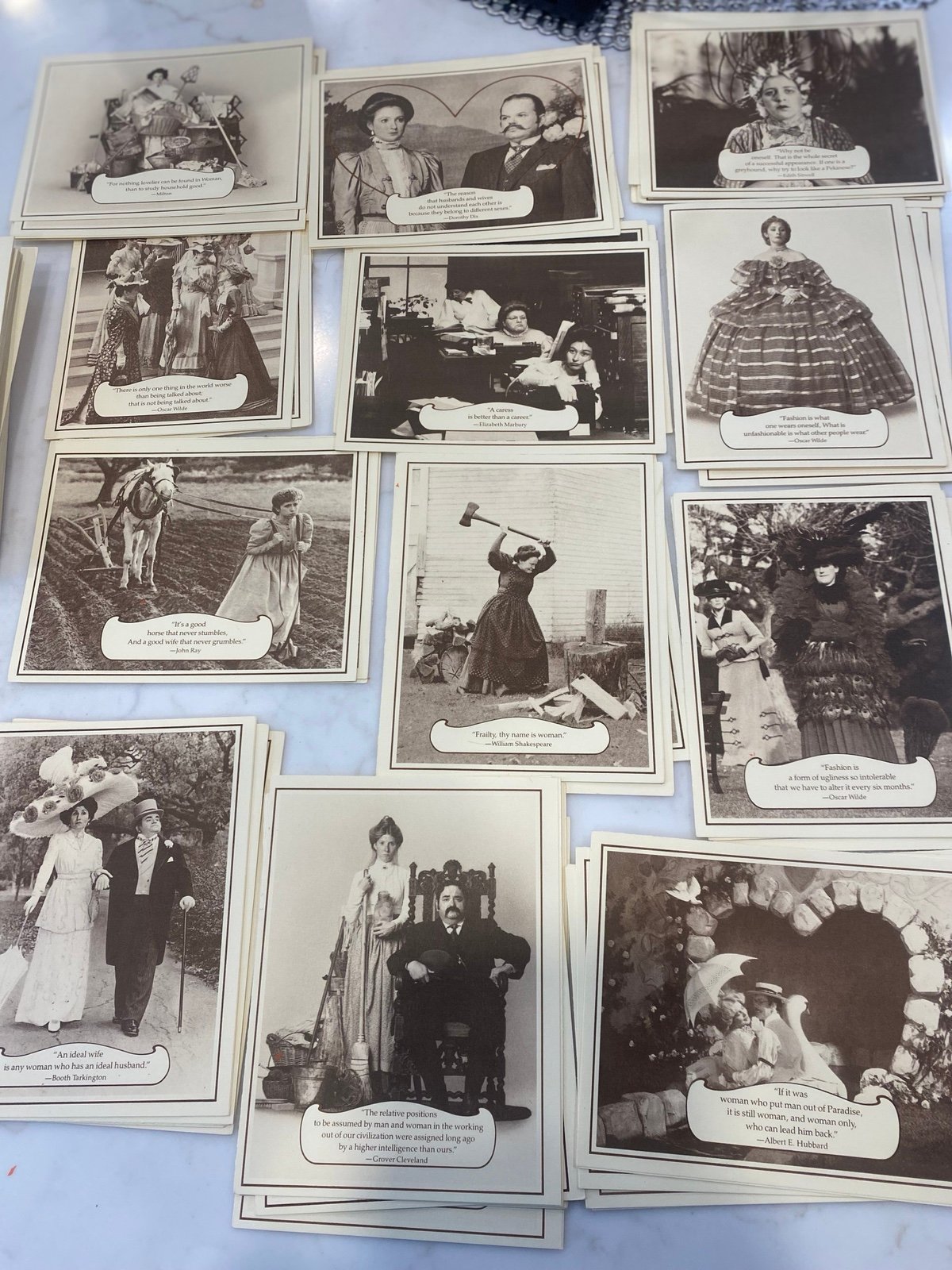 Lot Virginia Slims Cards with envelopes 1970s