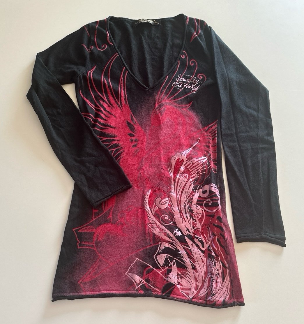 Juniors Ed Hardy Sweater Size Large