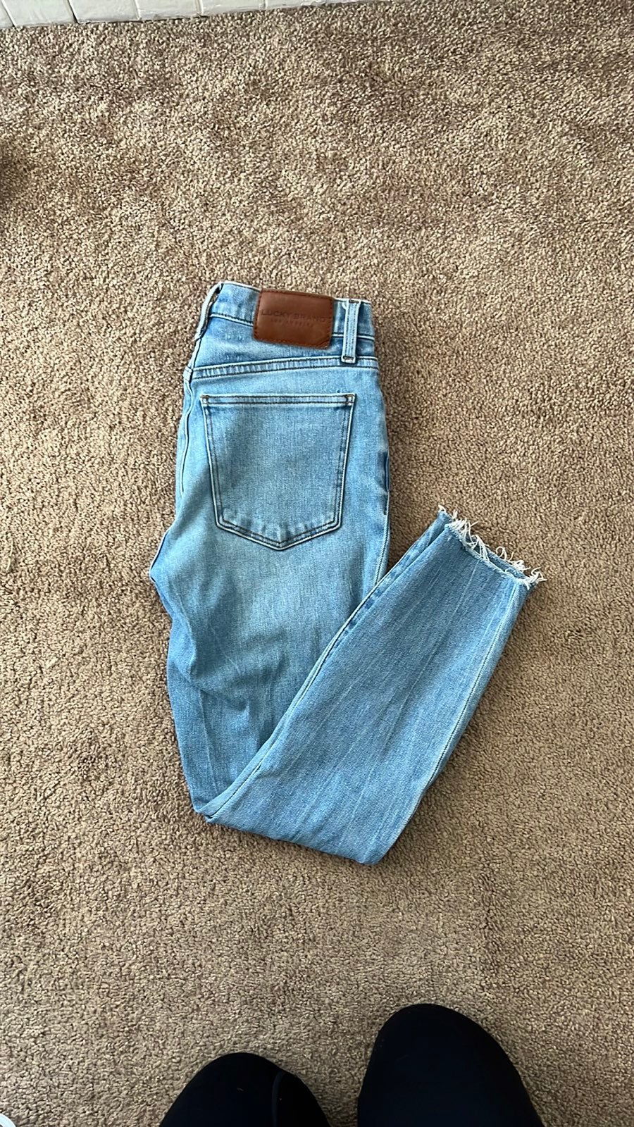 High Rise Crop Lucky Brand Jeans