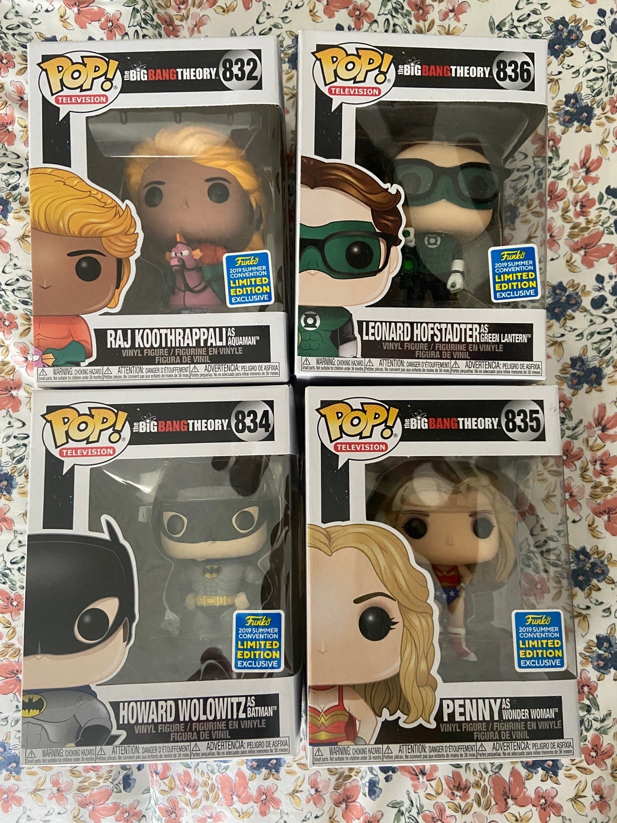 Bing Bang Theory Funko Pop Lot Set