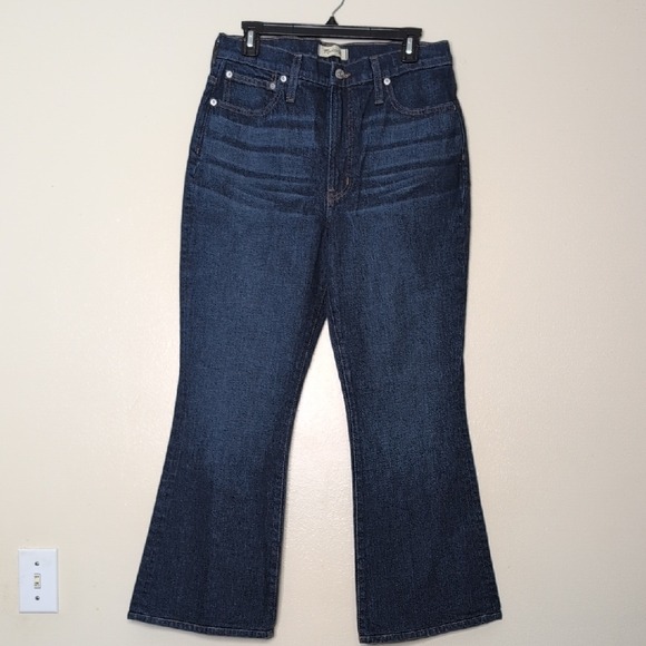 Madewell The Perfect Vintage Blue Flare Wide Leg Jeans Size 30 NWOT