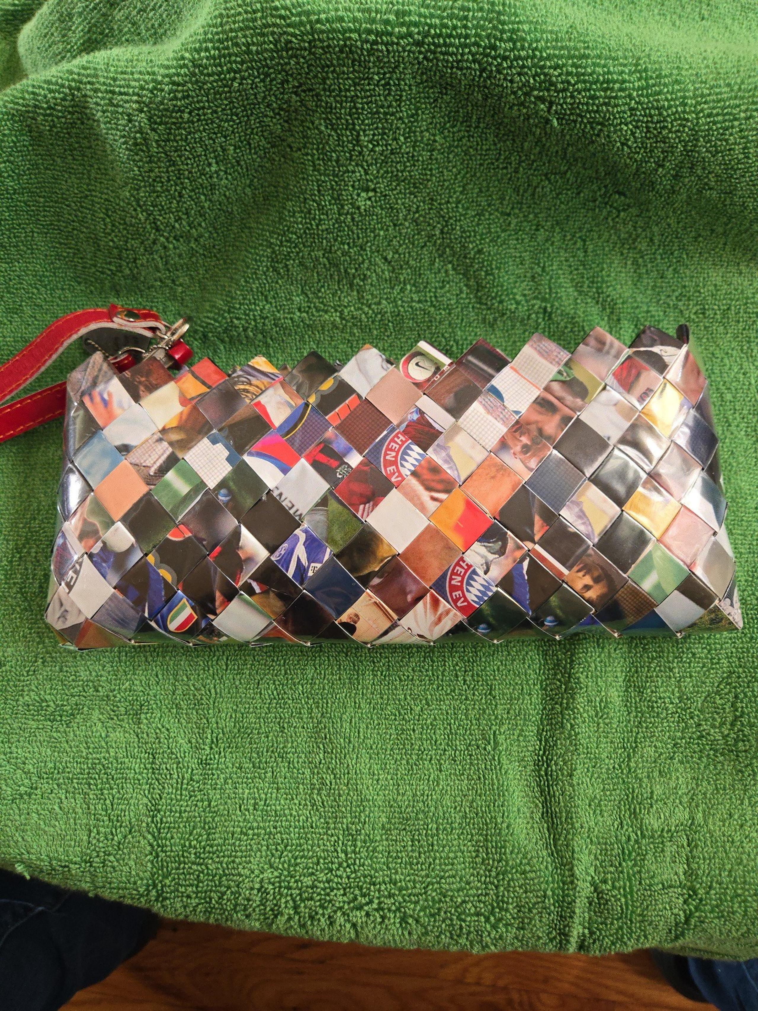 Nahui Ollin Multi-colored Clutch Purse