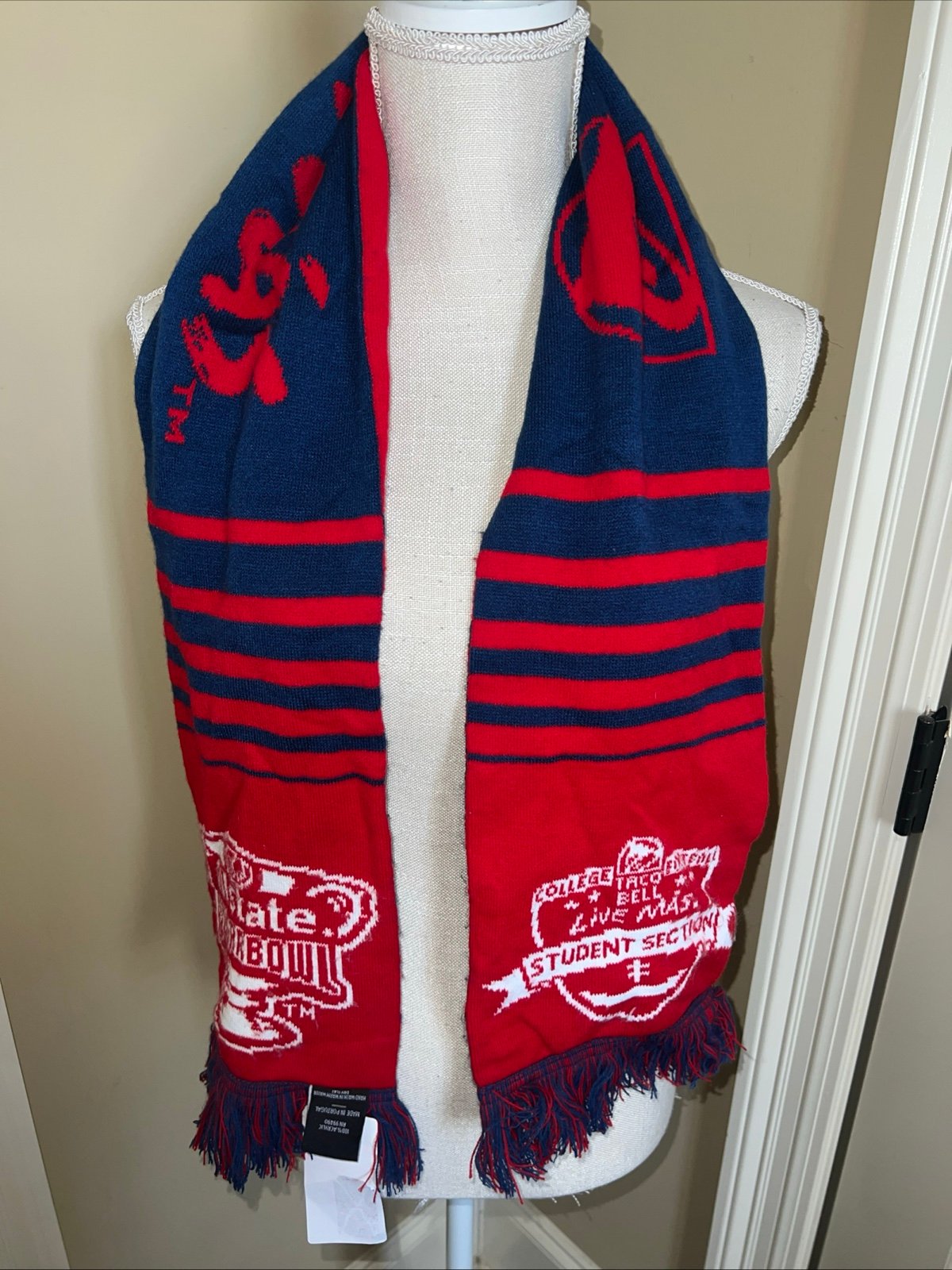 Scarf Allstate Sugar Bowl - Taco Bell Live Mas Student Section - 2022 Ole Miss