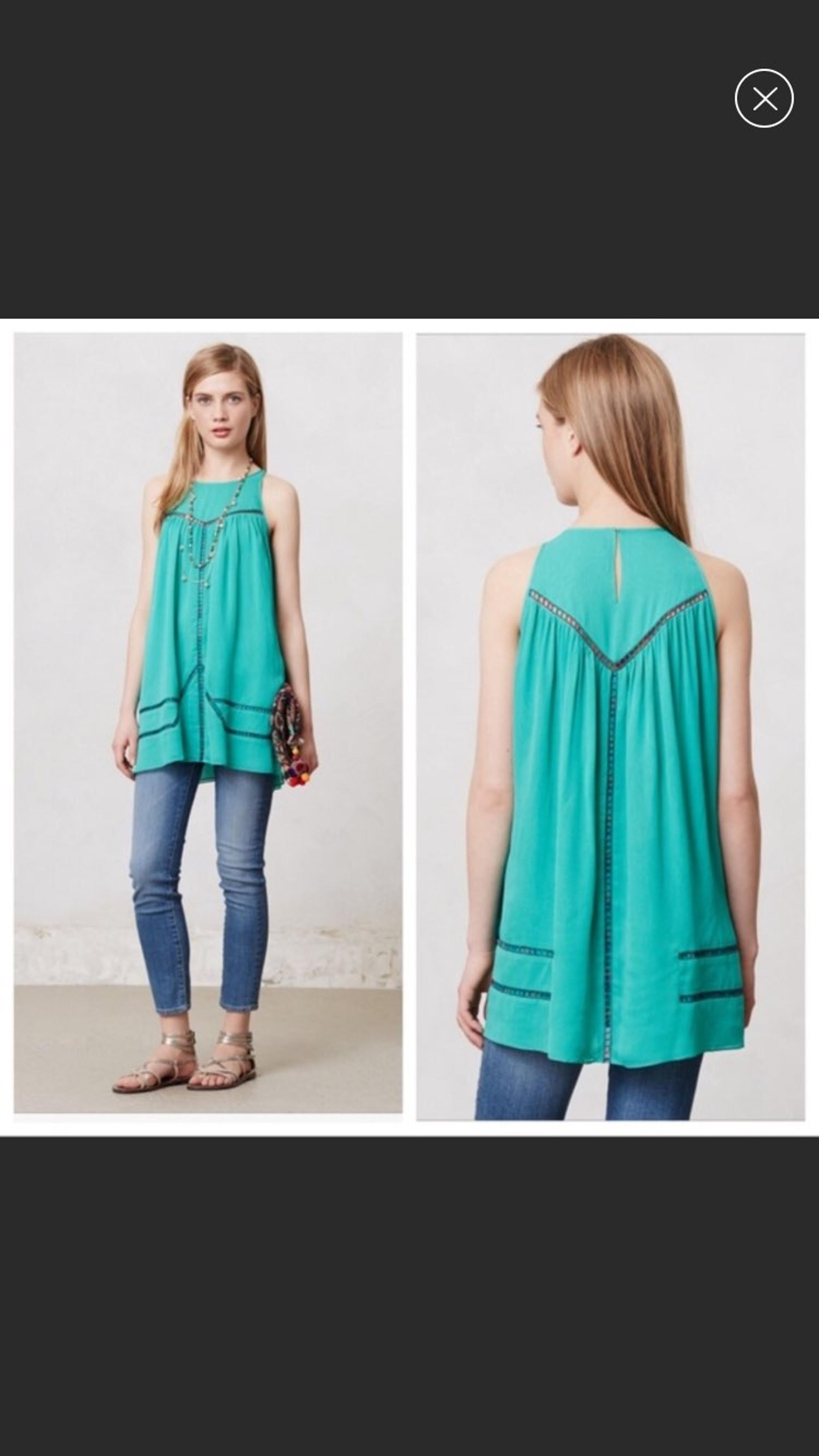 Anthropologie Ranna Gill Haretha Tank S