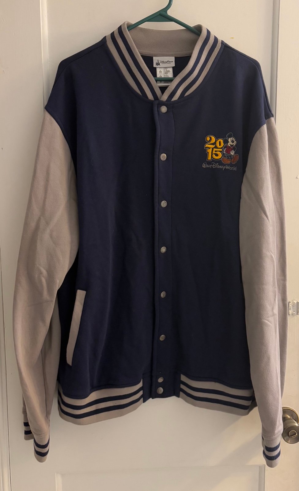 Disney world 2015 embroidery Micky Mouse jacket Sz XXL (NWT)