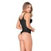 Ann Chery 1043 Fiorella Thong Colombiana Butt Lifting Bodysuit Black/S
