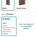 Bamboo wine rack, 24 bottles. New In Box
