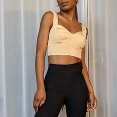 Marciano Guess Provence Nude Bustier Top / Size XS