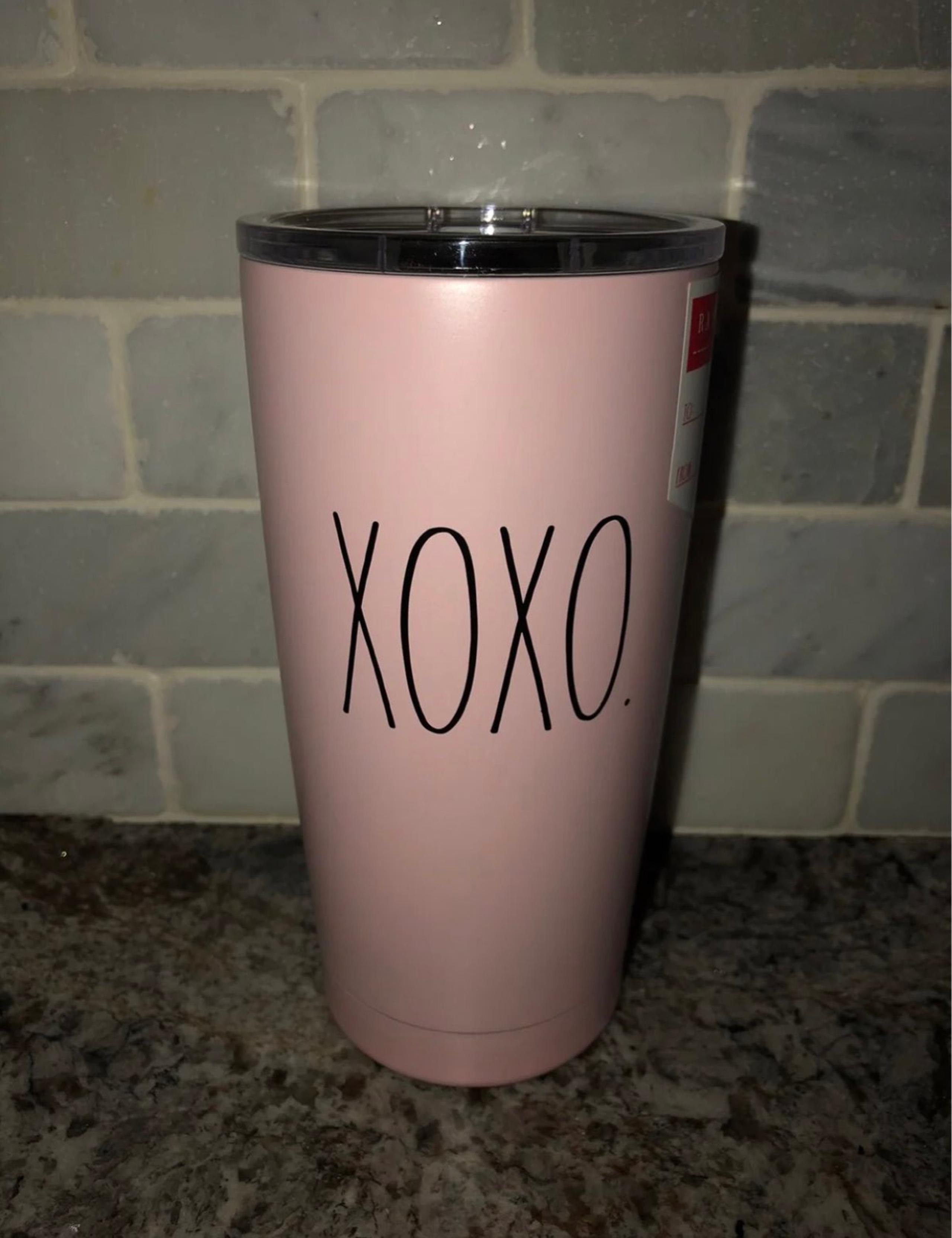 Rae Dunn XOXO Mug Tumbler Cup Coffee Tea