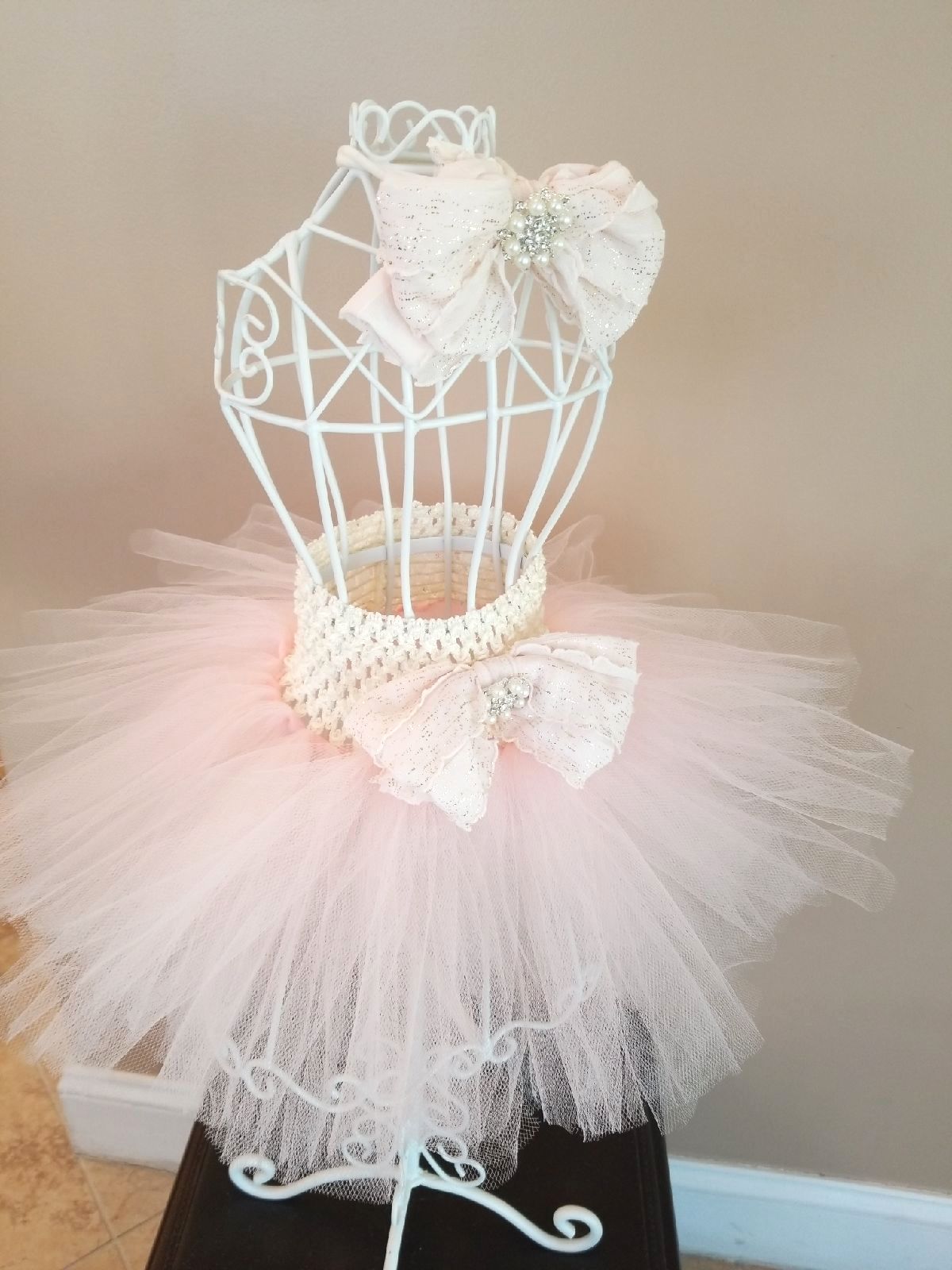 Infant tutu & headband handmade photo pr