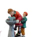 O’well Victorian Christmas Village boy girl drinking water fountain replacement