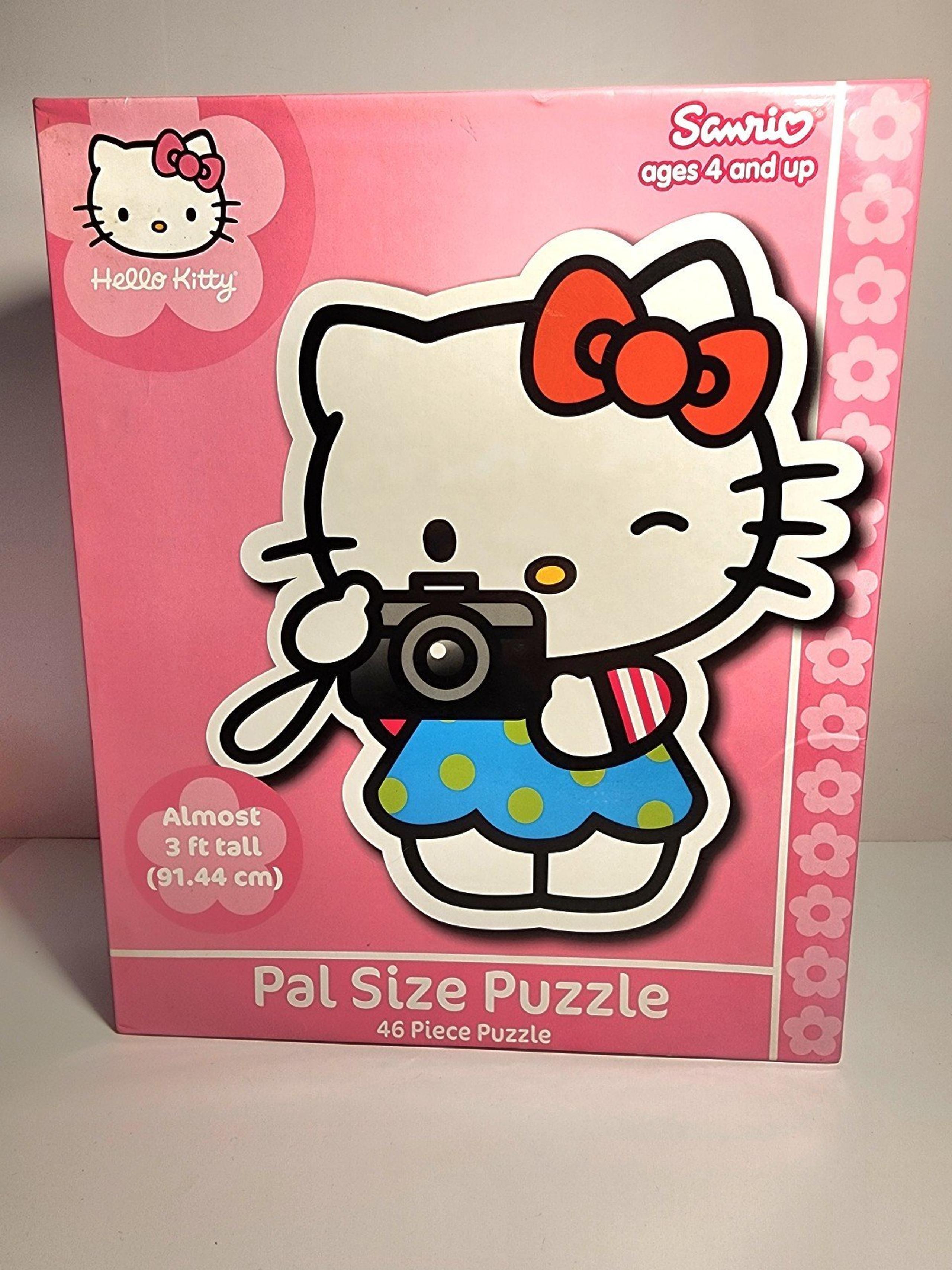 SEALED 2008 Sanrio Hello Kitty Pal Size Puzzle 46 Pieces Camera Photographer