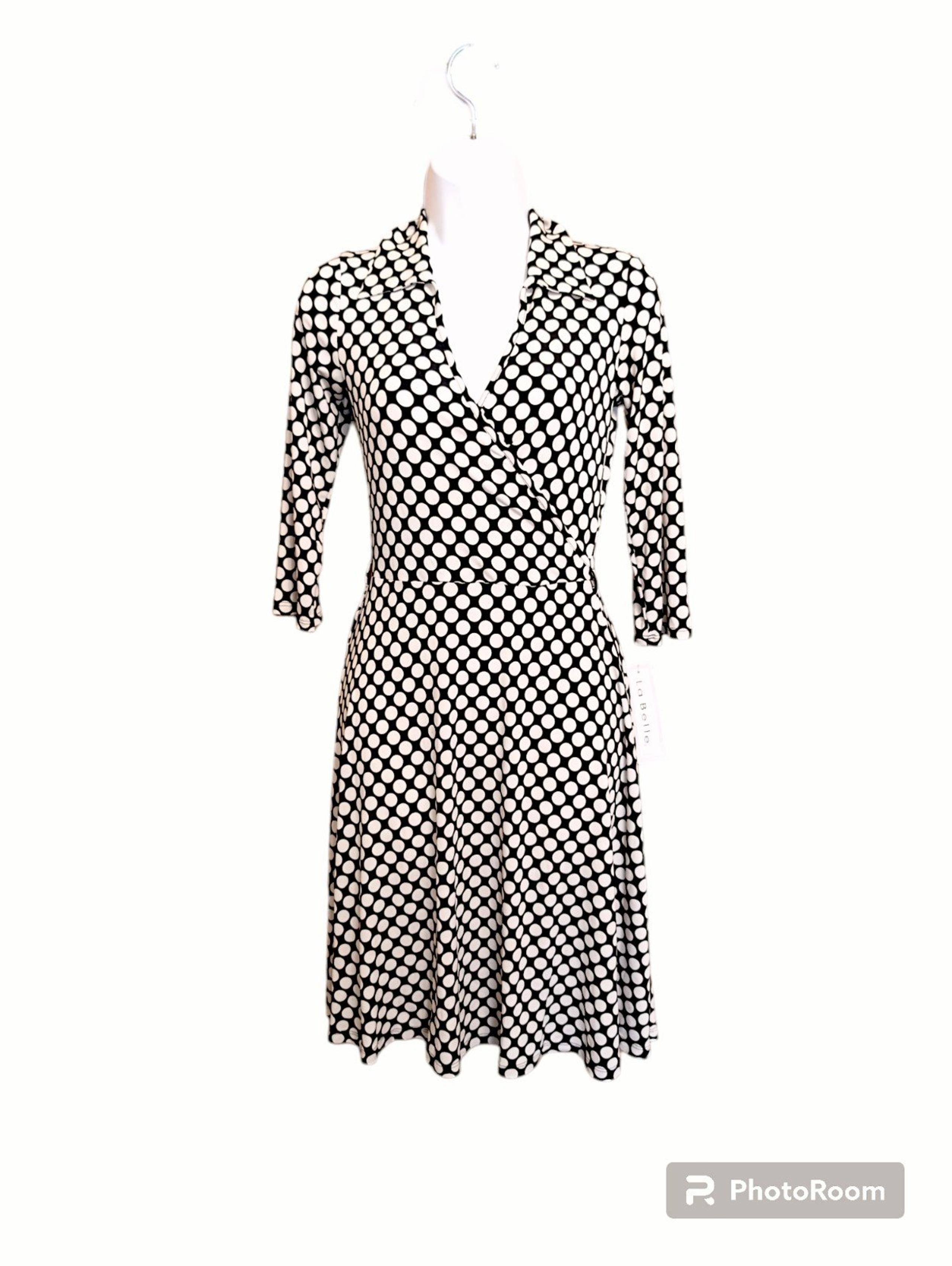 La Belle polka dot dress