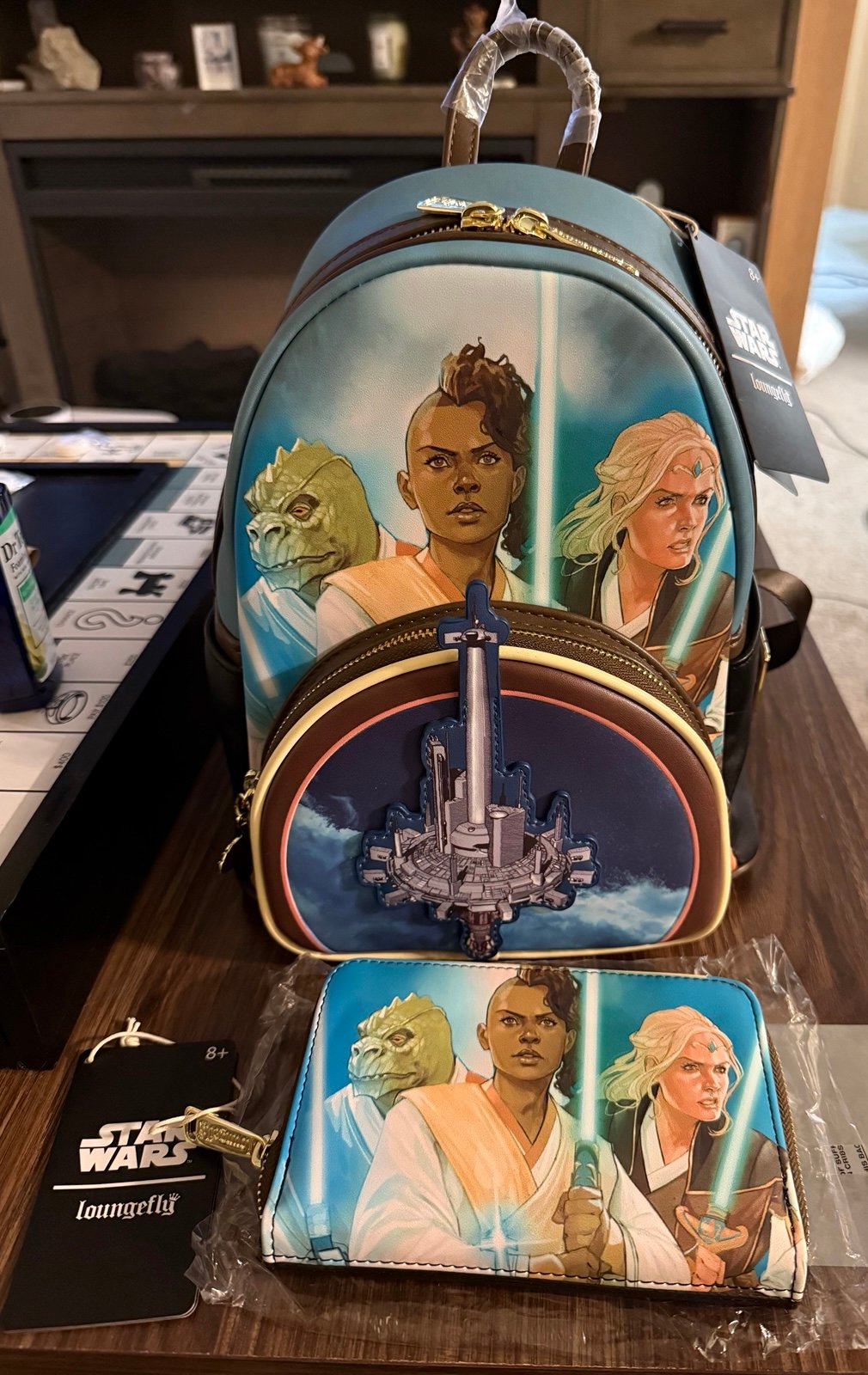 Loungefly Disney Star Wars “The High Republic” Mini Backpack & Wallet Combo